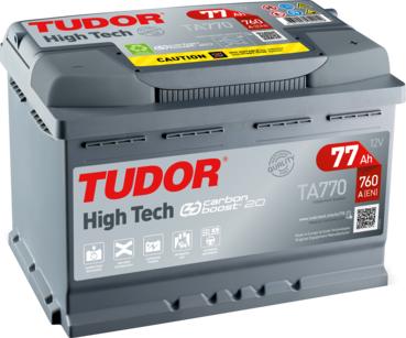 Tudor TA770 - Startera akumulatoru baterija autodraugiem.lv