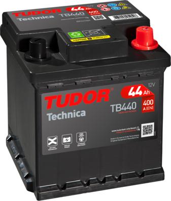 Tudor TB440 - Startera akumulatoru baterija autodraugiem.lv