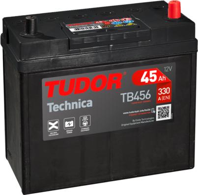Tudor TB456 - Startera akumulatoru baterija autodraugiem.lv