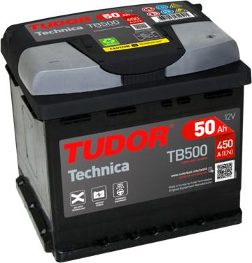 Tudor TB500 - Startera akumulatoru baterija autodraugiem.lv