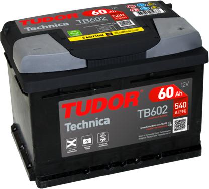 Tudor TB602 - Startera akumulatoru baterija autodraugiem.lv