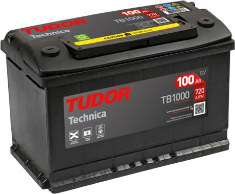 Tudor TB1000 - Startera akumulatoru baterija autodraugiem.lv