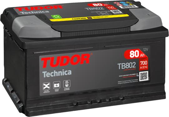 Tudor TB802 - Startera akumulatoru baterija autodraugiem.lv