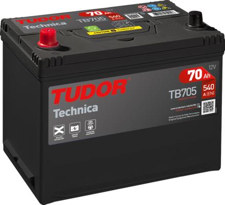 Tudor TB705 - Startera akumulatoru baterija autodraugiem.lv