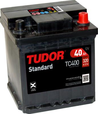 Tudor TC400 - Startera akumulatoru baterija autodraugiem.lv