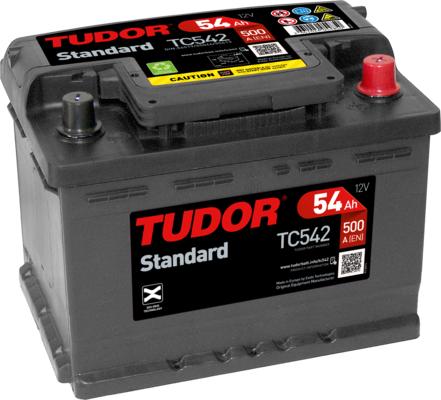 Tudor TC542 - Startera akumulatoru baterija autodraugiem.lv
