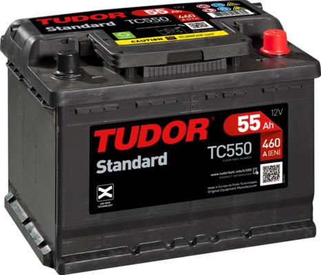 Tudor TC550 - Startera akumulatoru baterija autodraugiem.lv