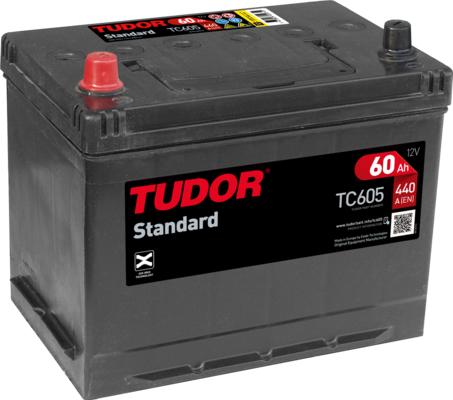 Tudor TC605 - Startera akumulatoru baterija autodraugiem.lv