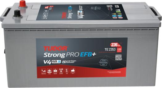 Tudor TE2353 - Startera akumulatoru baterija autodraugiem.lv