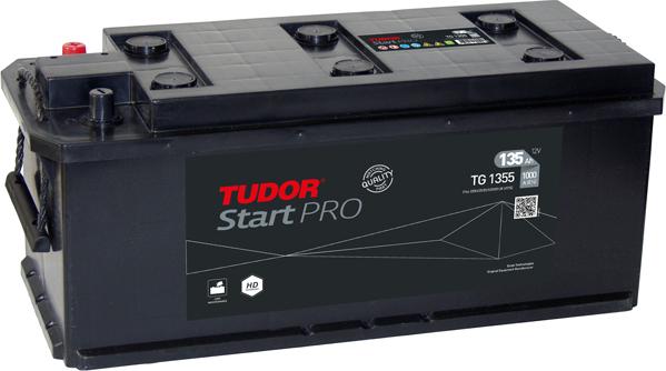Tudor TG1355 - Startera akumulatoru baterija autodraugiem.lv