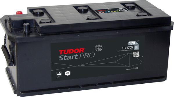 Tudor TG1705 - Startera akumulatoru baterija autodraugiem.lv