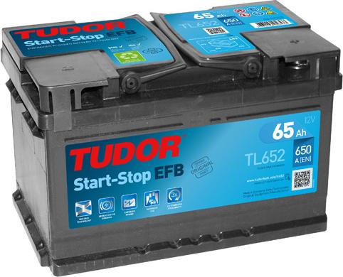 Tudor TL652 - Startera akumulatoru baterija autodraugiem.lv