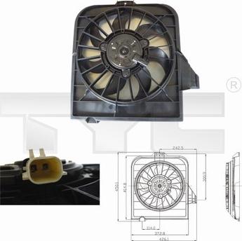 TYC 804-0002 - Ventilators, Motora dzesēšanas sistēma autodraugiem.lv