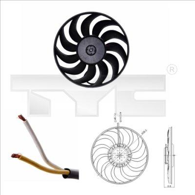 TYC 802-0051 - Ventilators, Motora dzesēšanas sistēma autodraugiem.lv