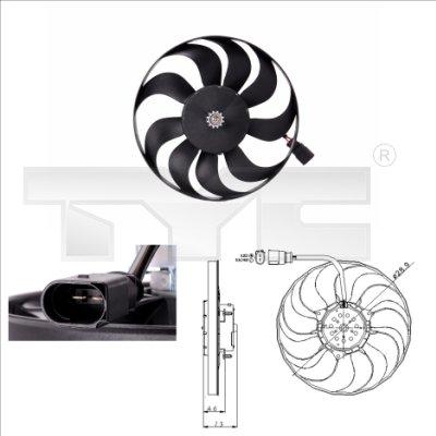 TYC 802-0001 - Ventilators, Motora dzesēšanas sistēma autodraugiem.lv