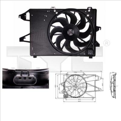 TYC 810-0008 - Ventilators, Motora dzesēšanas sistēma autodraugiem.lv