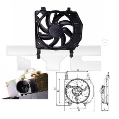 TYC 810-0028 - Ventilators, Motora dzesēšanas sistēma autodraugiem.lv