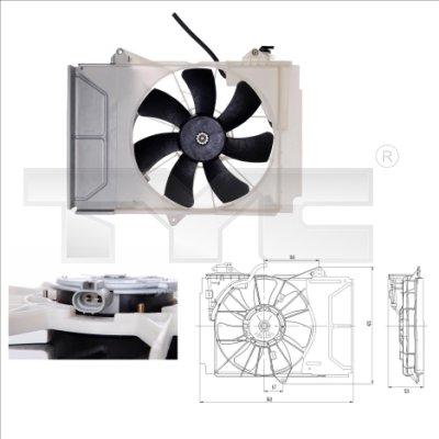 TYC 836-0011 - Ventilators, Motora dzesēšanas sistēma autodraugiem.lv