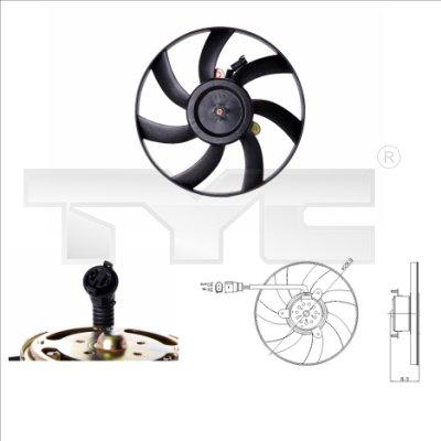 TYC 831-0003 - Ventilators, Motora dzesēšanas sistēma autodraugiem.lv