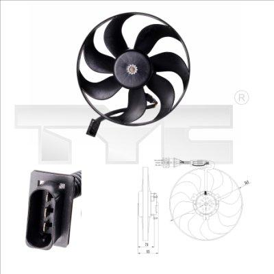 TYC 837-0002 - Ventilators, Motora dzesēšanas sistēma autodraugiem.lv