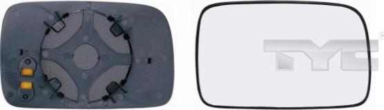 TYC 337-0042-1 - Spoguļstikls, Ārējais atpakaļskata spogulis autodraugiem.lv