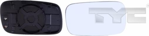 TYC 337-0033-1 - Spoguļstikls, Ārējais atpakaļskata spogulis autodraugiem.lv