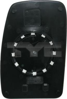 TYC 325-0072-1 - Spoguļstikls, Ārējais atpakaļskata spogulis autodraugiem.lv