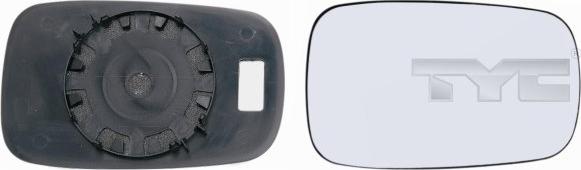TYC 328-0085-1 - Spoguļstikls, Ārējais atpakaļskata spogulis autodraugiem.lv