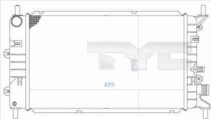 TYC 710-0036 - Radiators, Motora dzesēšanas sistēma autodraugiem.lv