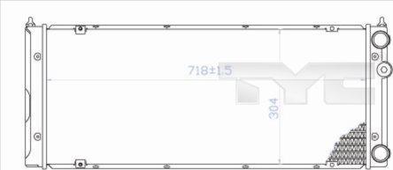 TYC 737-0020 - Radiators, Motora dzesēšanas sistēma autodraugiem.lv