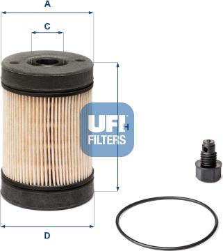 UFI 44.002.00 - Karbamīda filtrs autodraugiem.lv