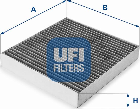 UFI 54.167.00 - Filtrs, Salona telpas gaiss autodraugiem.lv