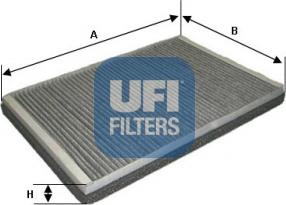 UFI 54.123.00 - Filtrs, Salona telpas gaiss autodraugiem.lv