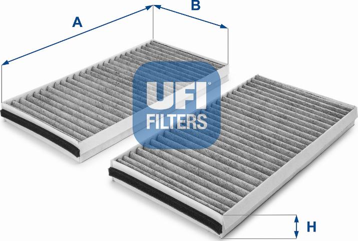 UFI 54.127.00 - Filtrs, Salona telpas gaiss autodraugiem.lv