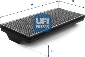 UFI 54.345.00 - Filtrs, Salona telpas gaiss autodraugiem.lv