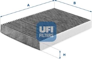 UFI 54.348.00 - Filtrs, Salona telpas gaiss autodraugiem.lv