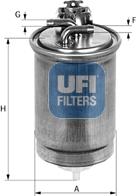 UFI 55.427.00 - Degvielas filtrs autodraugiem.lv