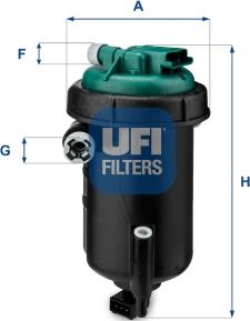 UFI 55.148.00 - Degvielas filtrs autodraugiem.lv