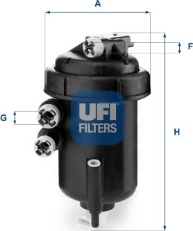 UFI 55.127.00 - Degvielas filtrs autodraugiem.lv