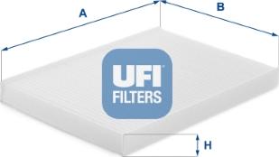 UFI 53.449.00 - Filtrs, Salona telpas gaiss autodraugiem.lv