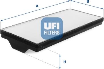 UFI 53.436.00 - Filtrs, Salona telpas gaiss autodraugiem.lv