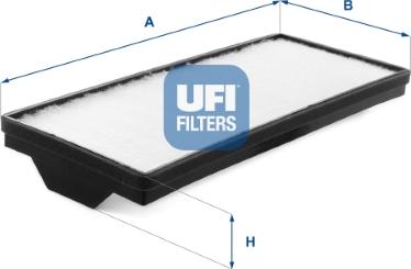 UFI 53.438.00 - Filtrs, Salona telpas gaiss autodraugiem.lv