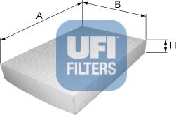 UFI 53.048.00 - Filtrs, Salona telpas gaiss autodraugiem.lv