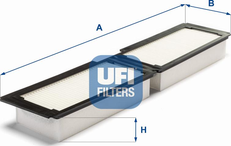 UFI 53.055.00 - Filtrs, Salona telpas gaiss autodraugiem.lv