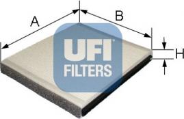 UFI 53.051.00 - Filtrs, Salona telpas gaiss autodraugiem.lv