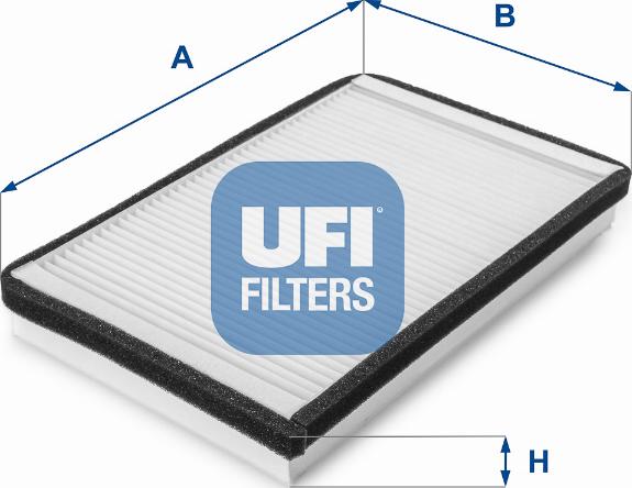 UFI 53.033.00 - Filtrs, Salona telpas gaiss autodraugiem.lv