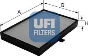 UFI 53.079.00 - Filtrs, Salona telpas gaiss autodraugiem.lv