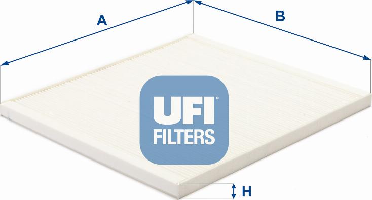 UFI 53.074.00 - Filtrs, Salona telpas gaiss autodraugiem.lv