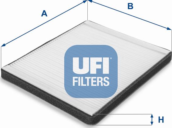 UFI 53.075.00 - Filtrs, Salona telpas gaiss autodraugiem.lv