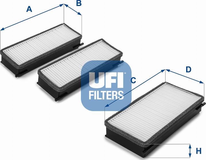 UFI 53.070.00 - Filtrs, Salona telpas gaiss autodraugiem.lv